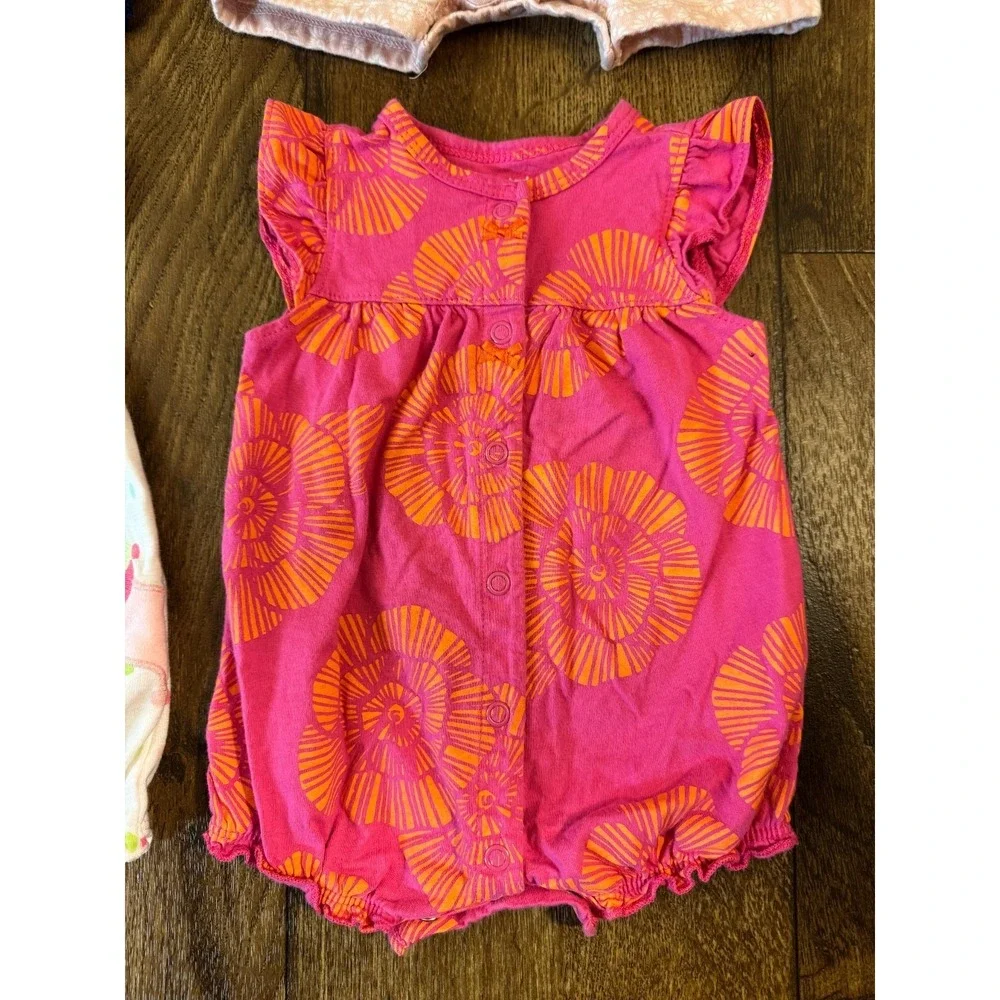 Carters Baby Girl Clothes Lot 3 Months Rompers Outfits Summer Bundle Bee Unicorn